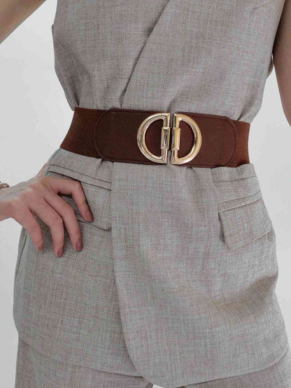 Ceinture élastique à boucle en D