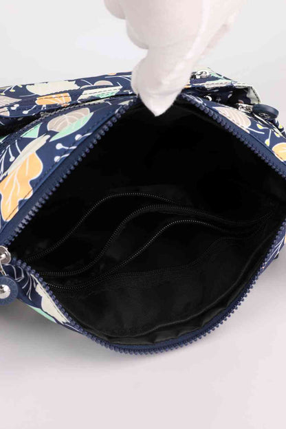 Printed Nylon Shoulder Bag