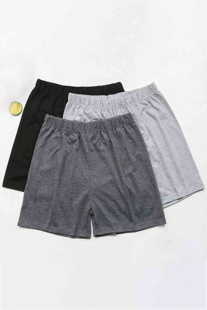 Lot de 3 shorts à taille élastique