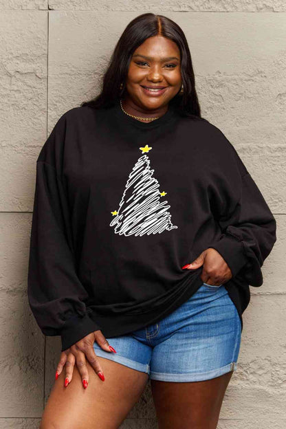 Simply Love Full Size Graphic Sweatshirt