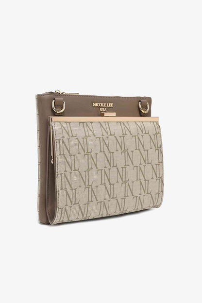 Nicole Lee USA Tatiana Monogram Crossbody Bag