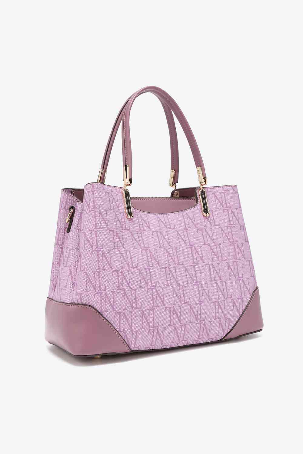 Nicole Lee USA Bolso satchel con monograma Tatianna