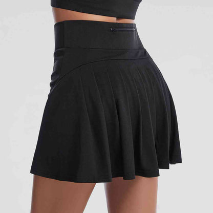 Jupe-short de sport à large ceinture