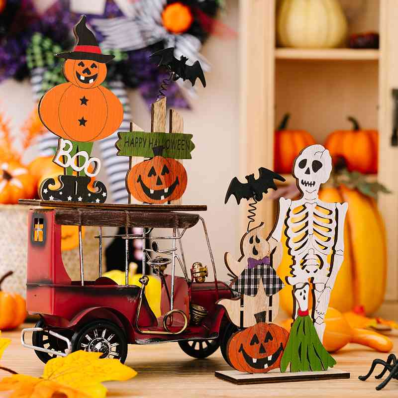 Ornements décoratifs d'éléments d'Halloween en 2 pièces