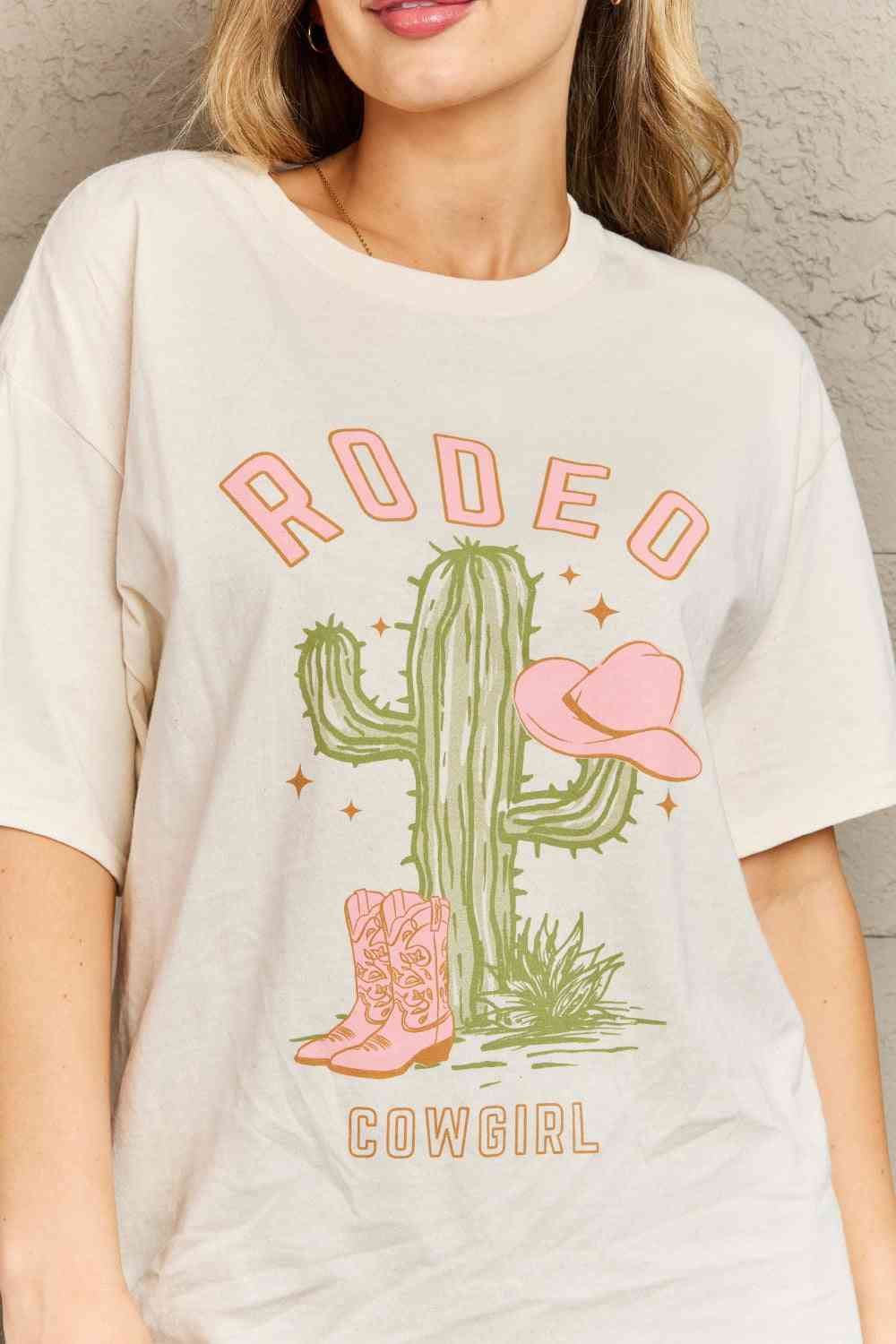 Douce Claire "Rodeo Cowgirl" T-shirt graphique