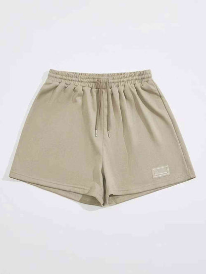 Drawstring Waist Shorts