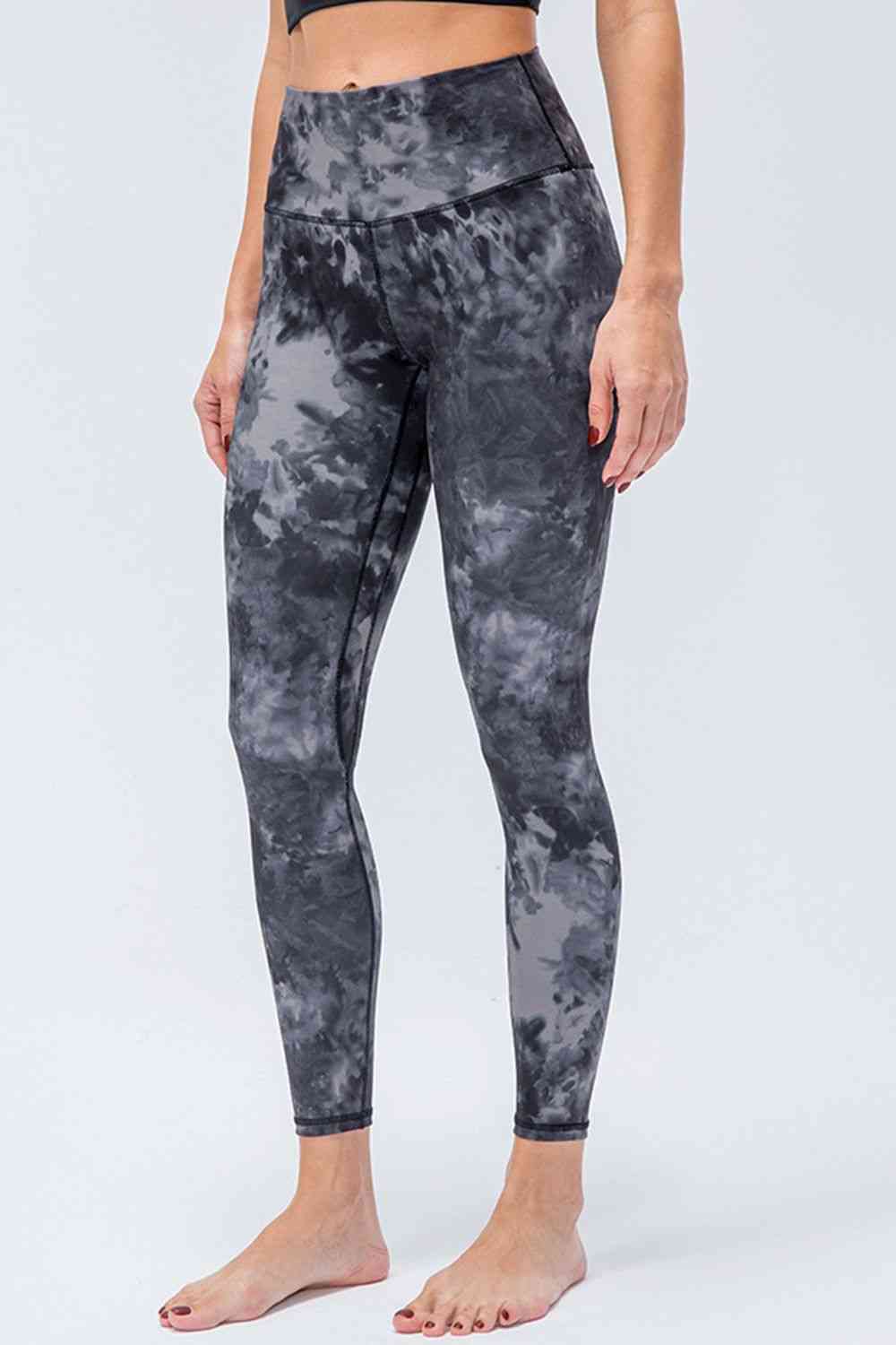 Legging actif coupe slim à large taille