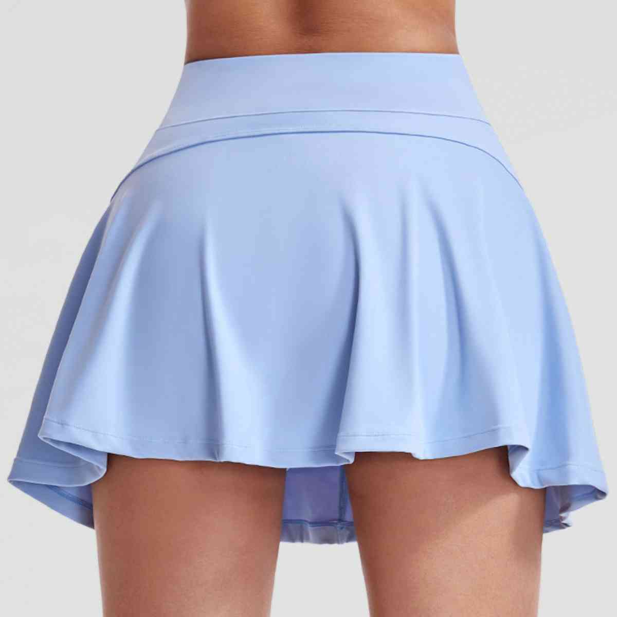 Jupe-short de sport à large ceinture