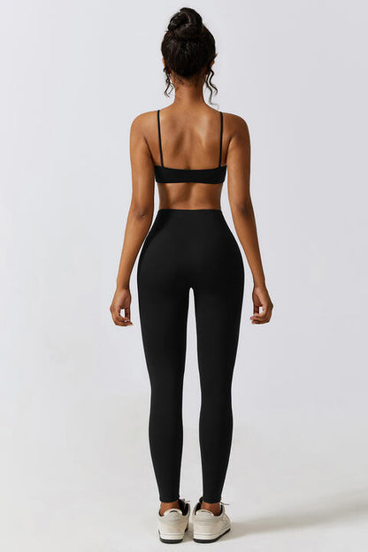 Conjunto de sujetador deportivo y leggings