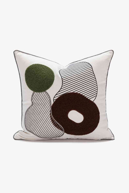 Paquete de 3 fundas de almohada decorativas con bordado con aguja perforadora