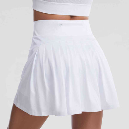 Jupe-short de sport à large ceinture