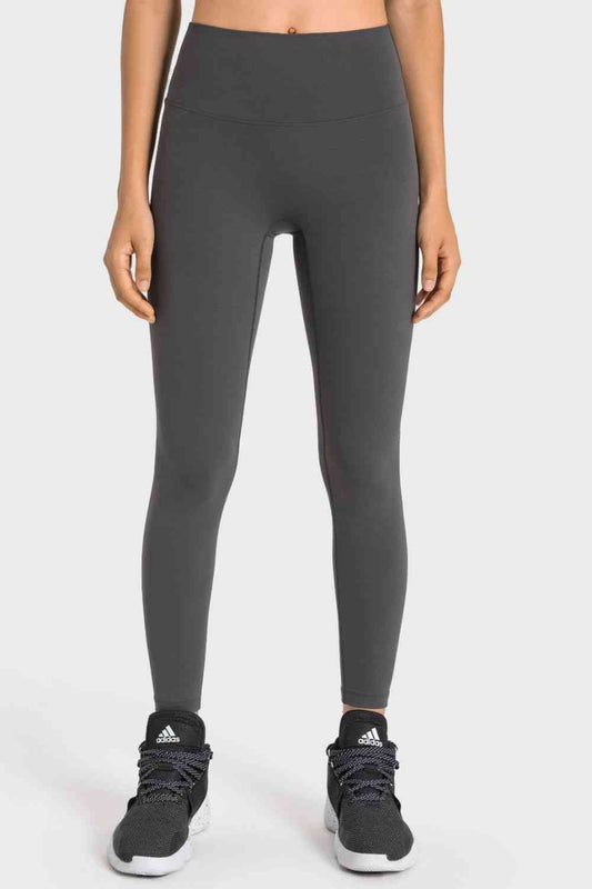 Leggings de yoga con cintura ancha y talle alto