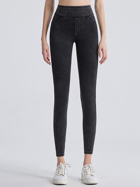 Leggings deportivos con cintura ancha