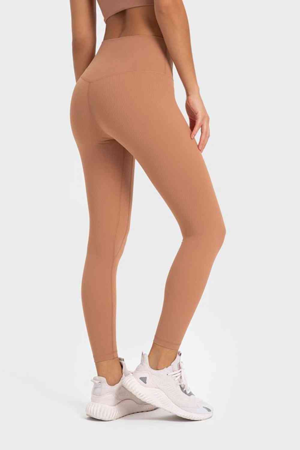 Legging de yoga à large ceinture très extensible