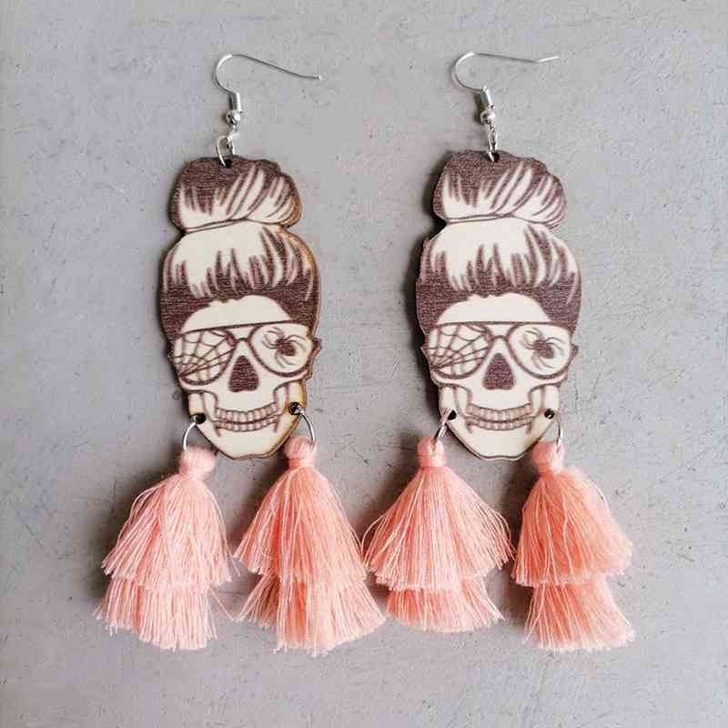 Boucles d'oreilles pendantes avec pampilles Spider Grandma