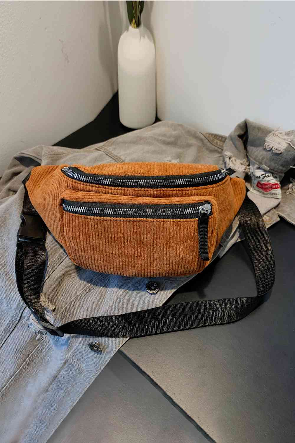 Corduroy Sling Bag