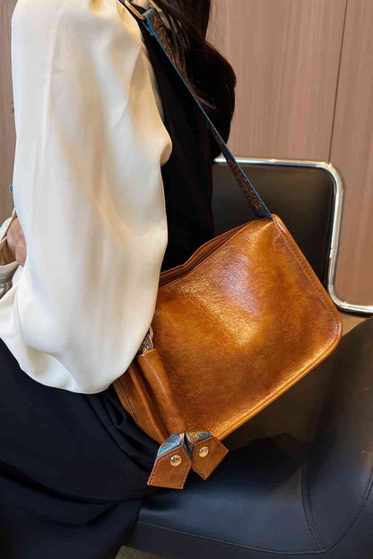 Sac à bandoulière en cuir PU adoré