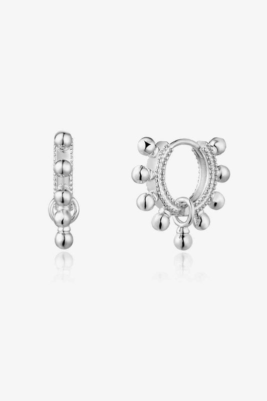 Boucles d'oreilles Huggie en argent sterling 925