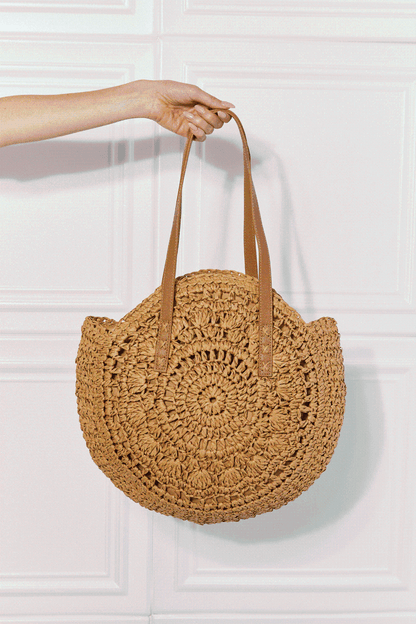 Justin Taylor C'est La Vie Bolso de crochet en caramelo