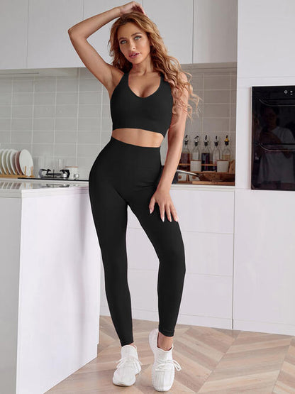 Ensemble débardeur et leggings de sport