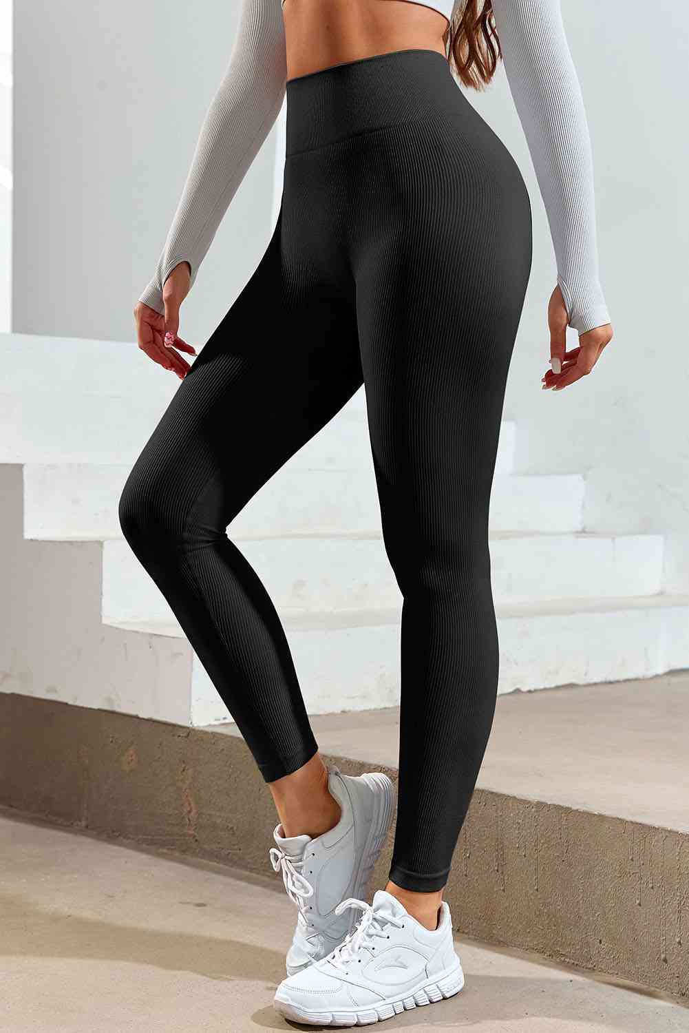 Leggings deportivos con cintura ancha