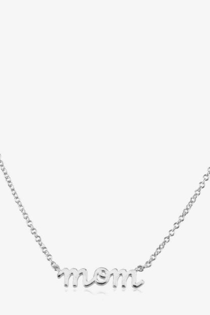 Collier en argent sterling 925 MAMAN