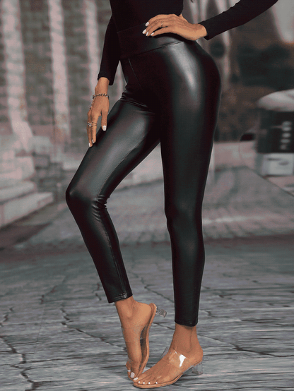 Legging coupe slim à taille haute