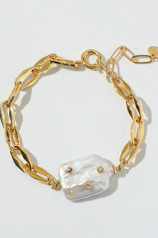 Pulsera chapada en oro 