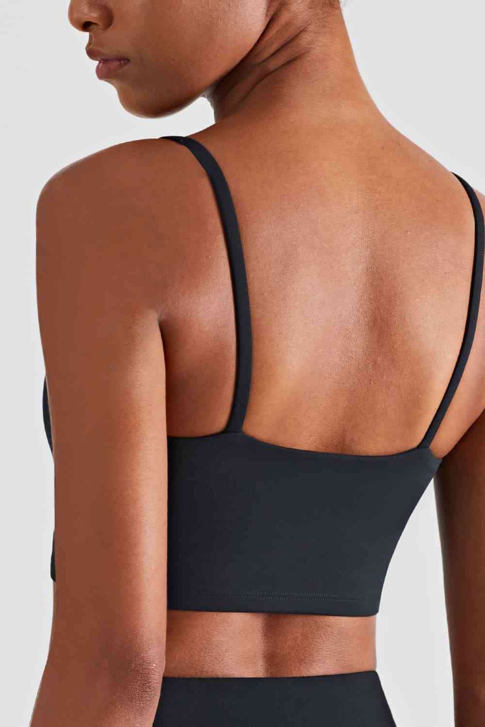 Soutien-gorge de sport à bretelles fines