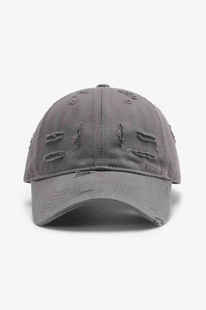 Gorra de béisbol ajustable desgastada