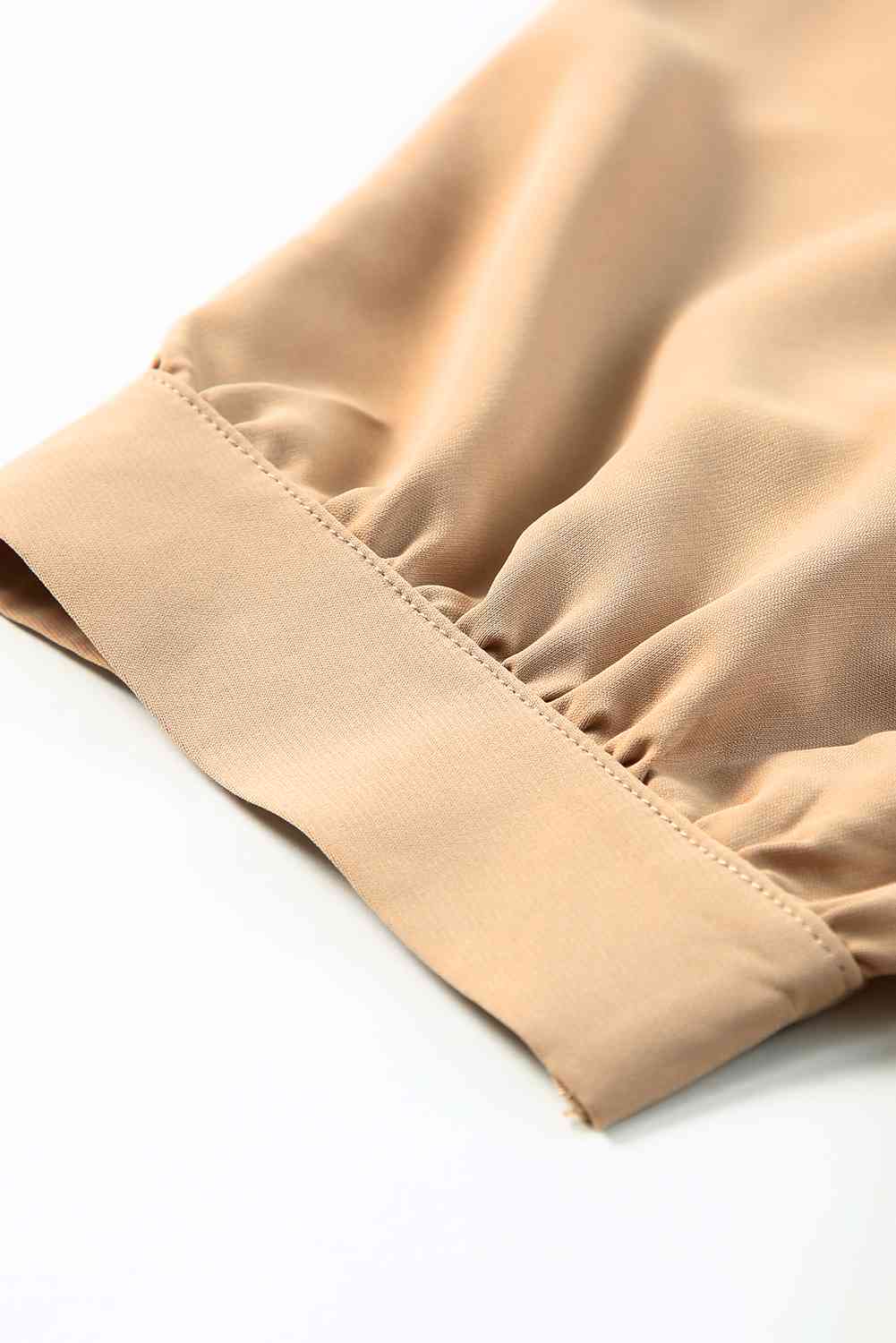 Three-Quarter Sleeve Slit Shirt