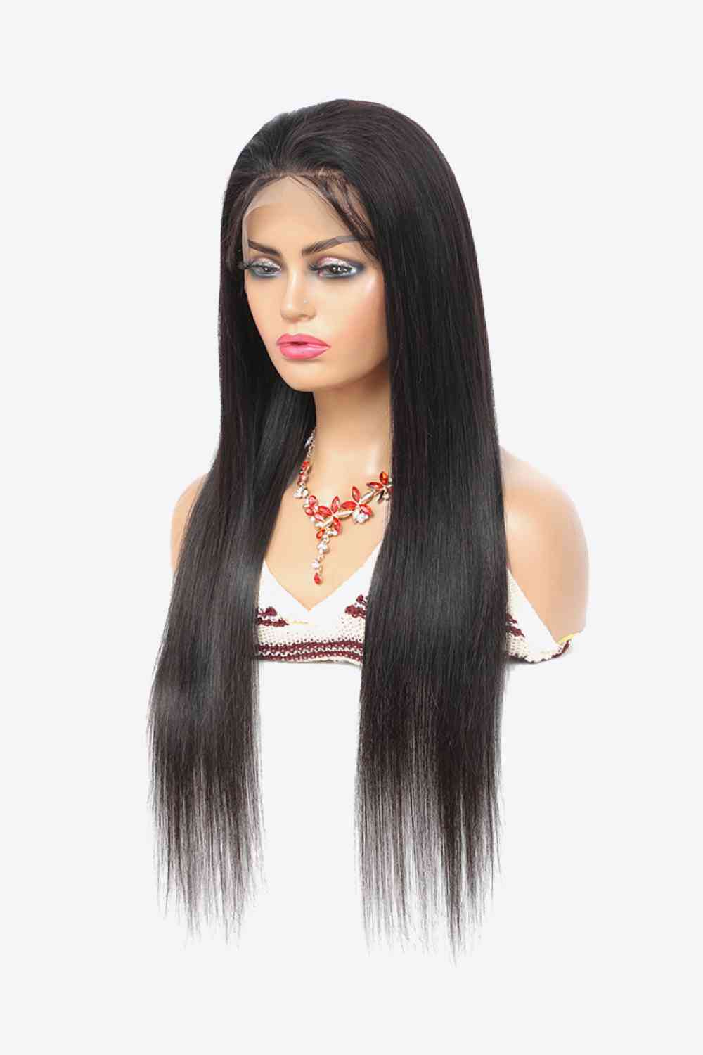 18" densidad natural del color el 150% del pelo de la Virgen de las pelucas del frente del cordón 13x4