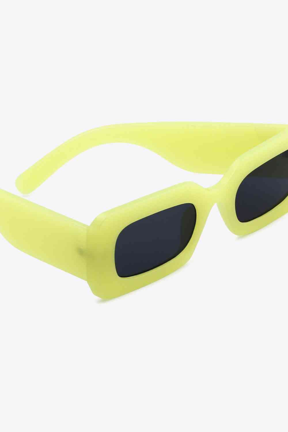 Gafas de sol rectangulares con montura de policarbonato