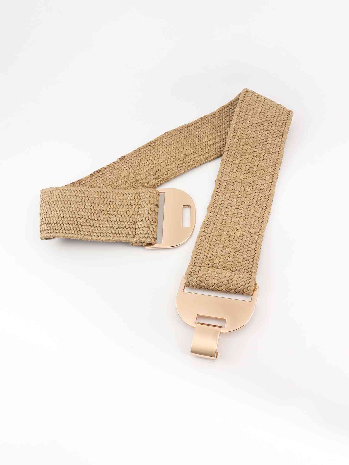 Ceinture élastique à boucle en alliage