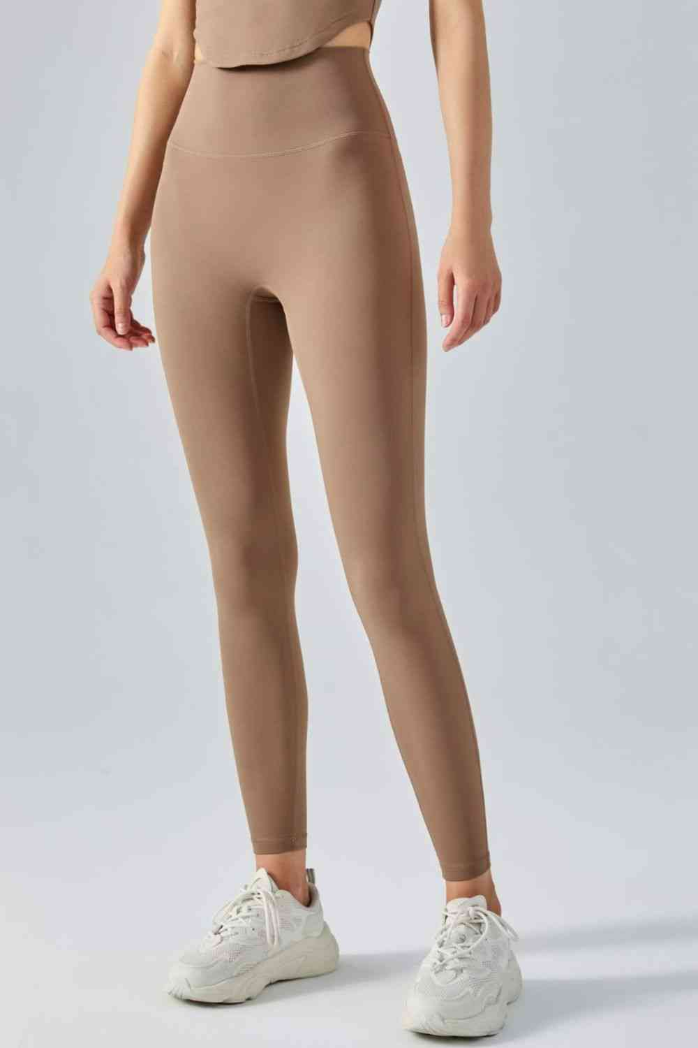 Leggings activos con cintura ancha