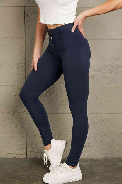 Jean long skinny boutonné Baeful