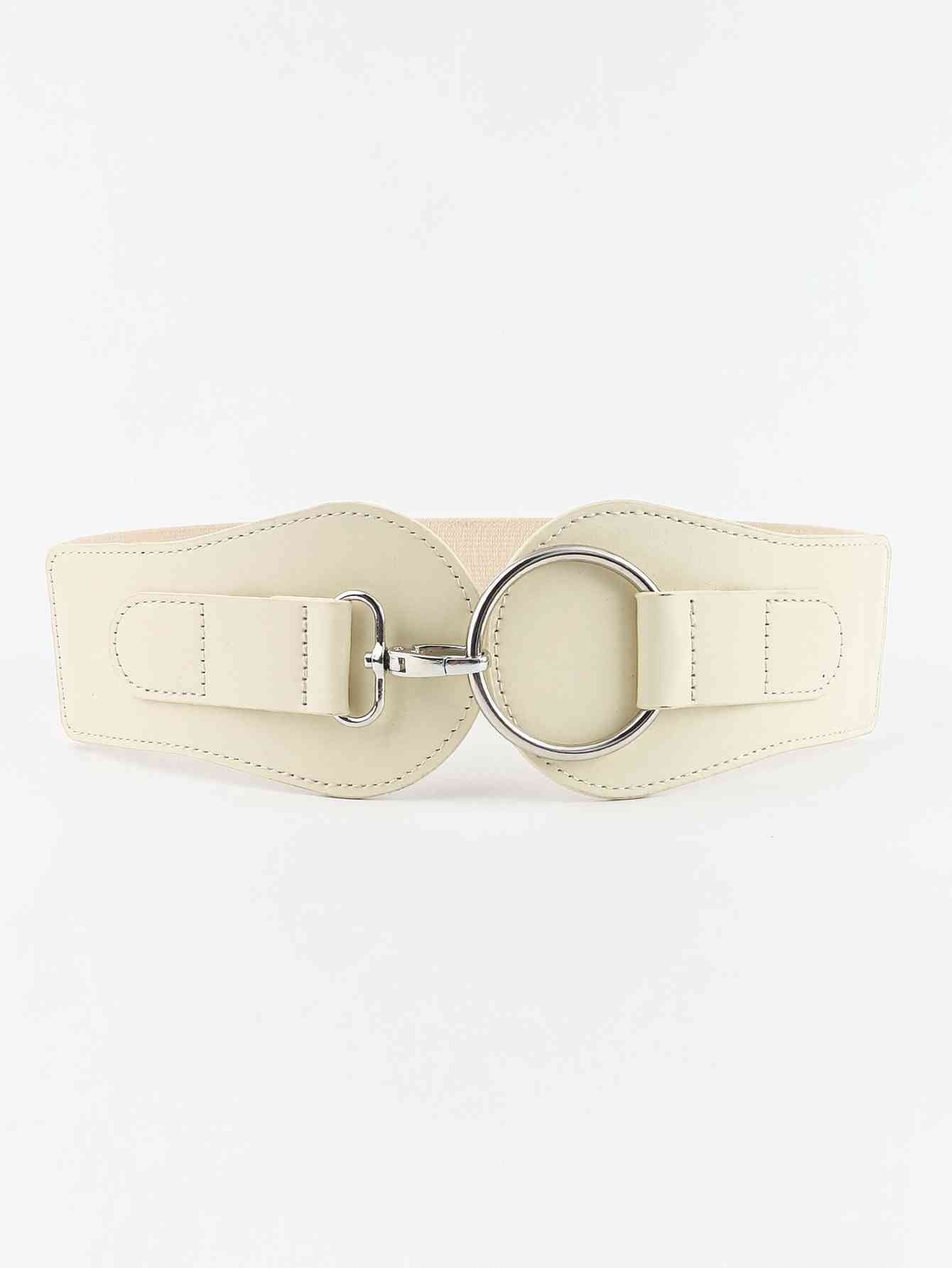 Ceinture large élastique en PU