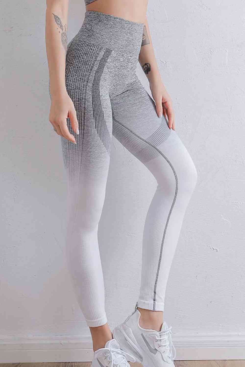 Leggings de sport taille haute dégradé