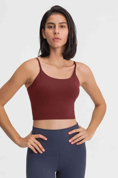 Feel Like Skin - Camisole de sport à encolure dégagée