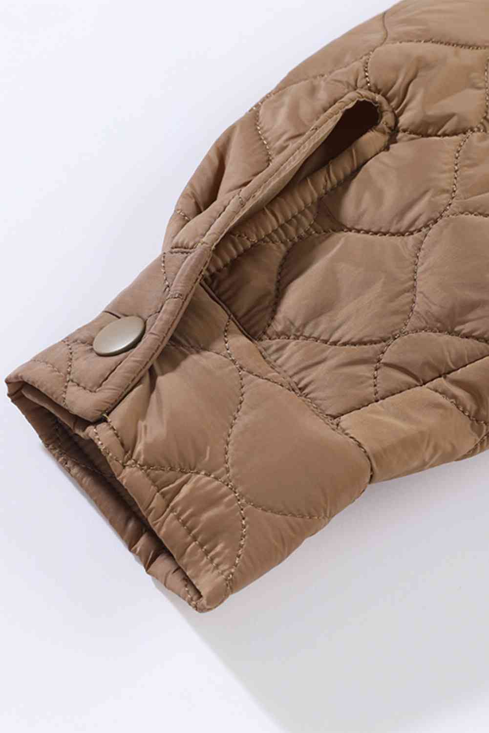 Manteau d'hiver à col boutonné