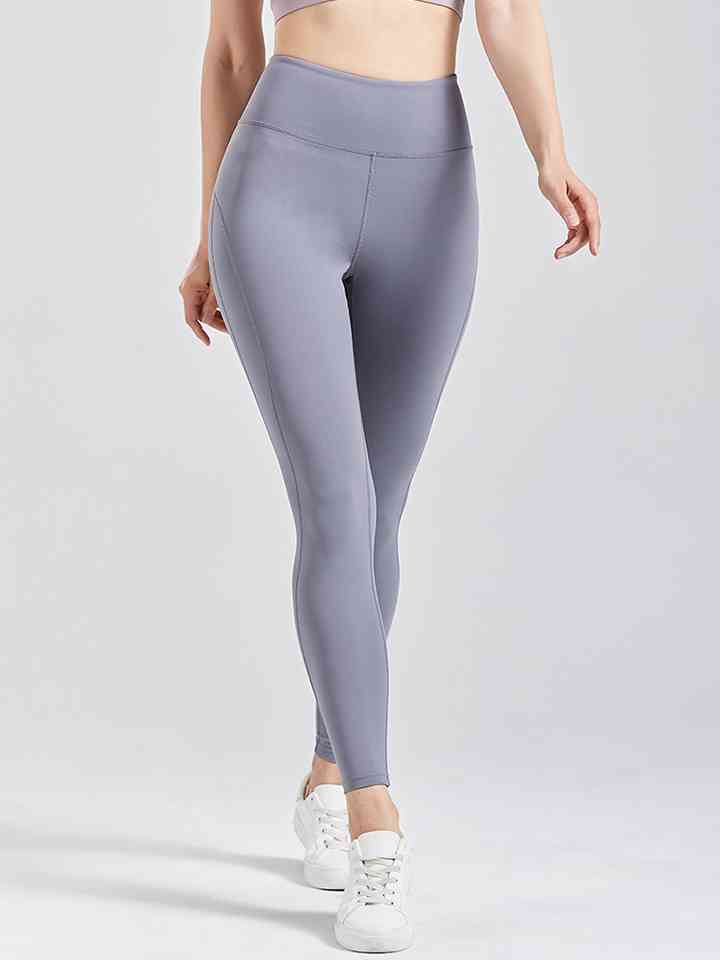 Leggings activos con cintura ancha