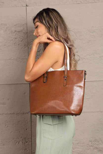 Bolso tote Adorado de cuero PU