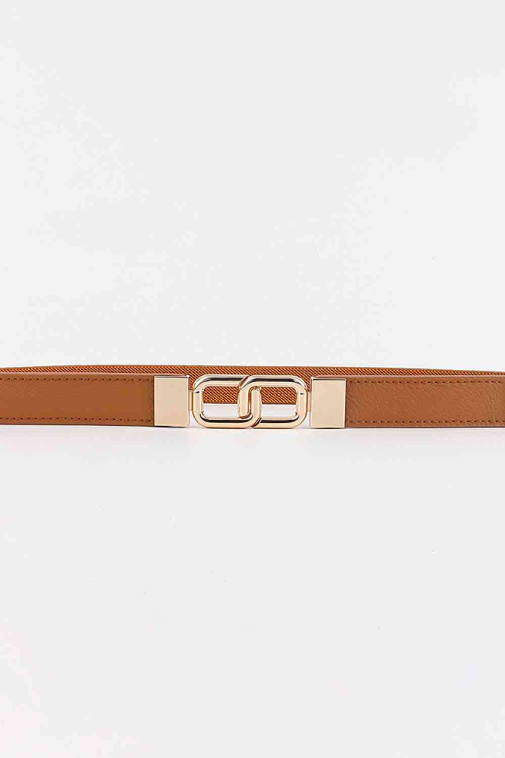 Geometric Double Buckle Elastic Belt