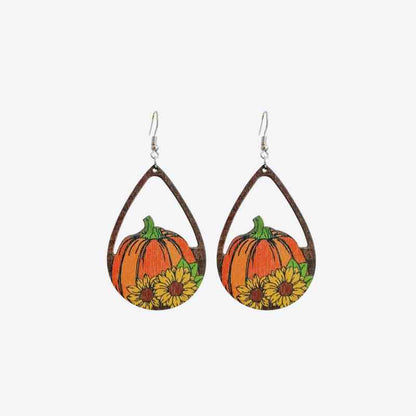 Boucles d'oreilles pendantes de Thanksgiving