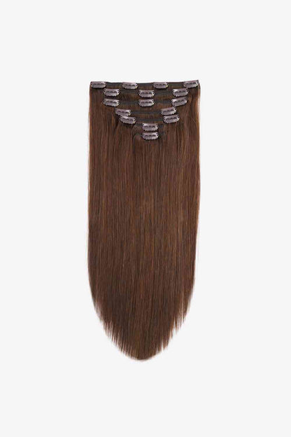 Extensiones de cabello con clip de 18 "y 120 g Cabello humano indio