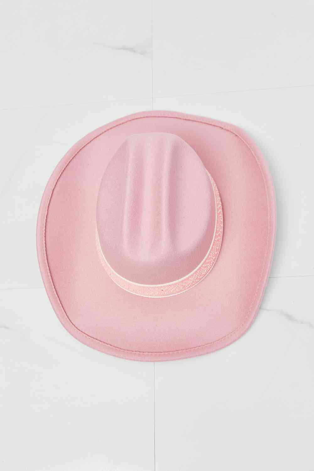 Chapeau de cowboy Fame Western Cutie en rose