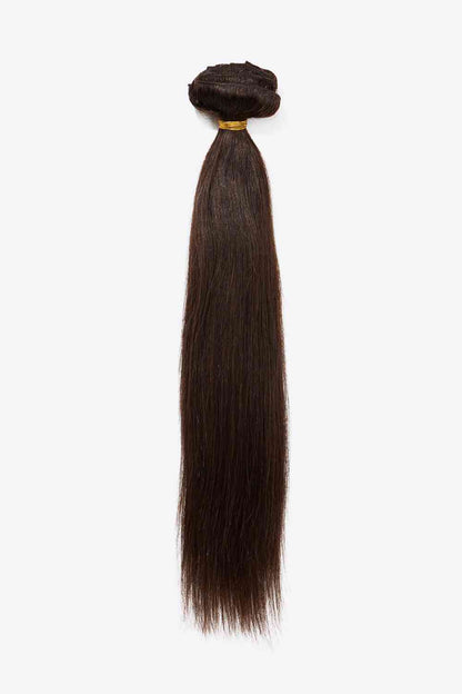 18" 200g #2 Extensión de cabello natural con clip Cabello humano