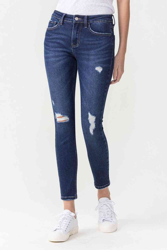 Lovervet - Jean skinny court taille moyenne Chelsea pleine taille