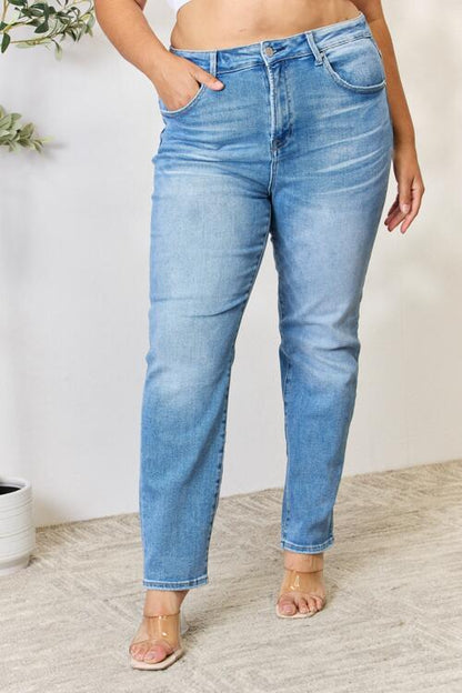 RISEN Jean skinny taille moyenne pleine taille