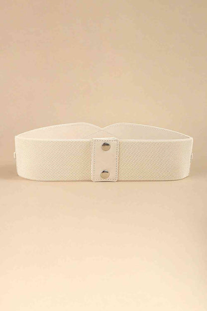 Ceinture large élastique en PU